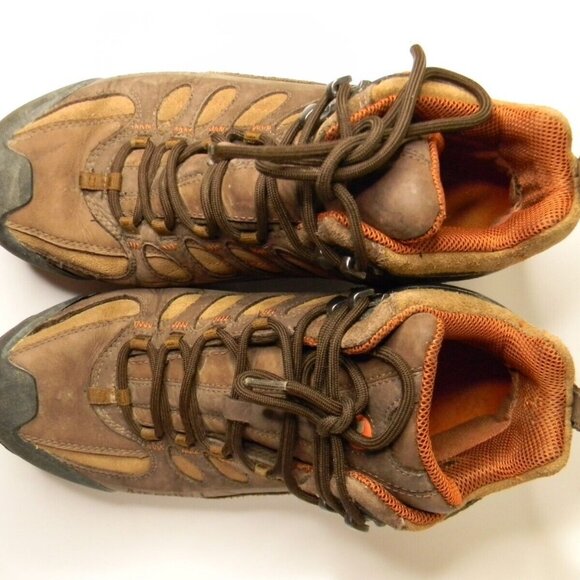Mens Merrell Refuge Core Mid Waterproof Coffee Bean Boots Size 9 main image 7
